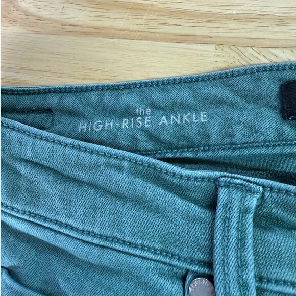 Liverpool Jeans‎ High Rise Ankle Skinny Pants Evergreen Green Size 10/30 - Picture 6 of 9